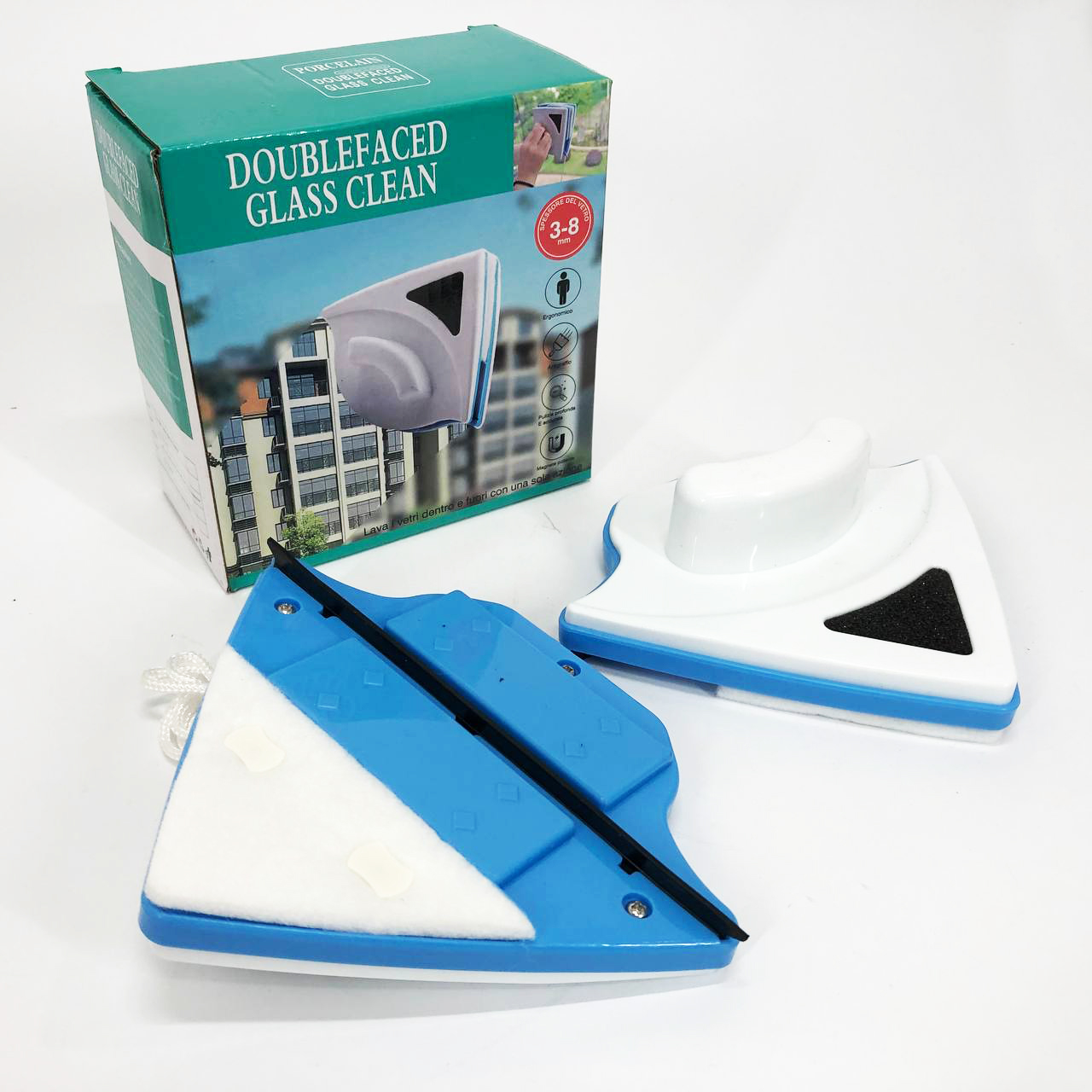 Щетка магнитная для мытья стекол с двух сторон Doublefaced Glass Clean