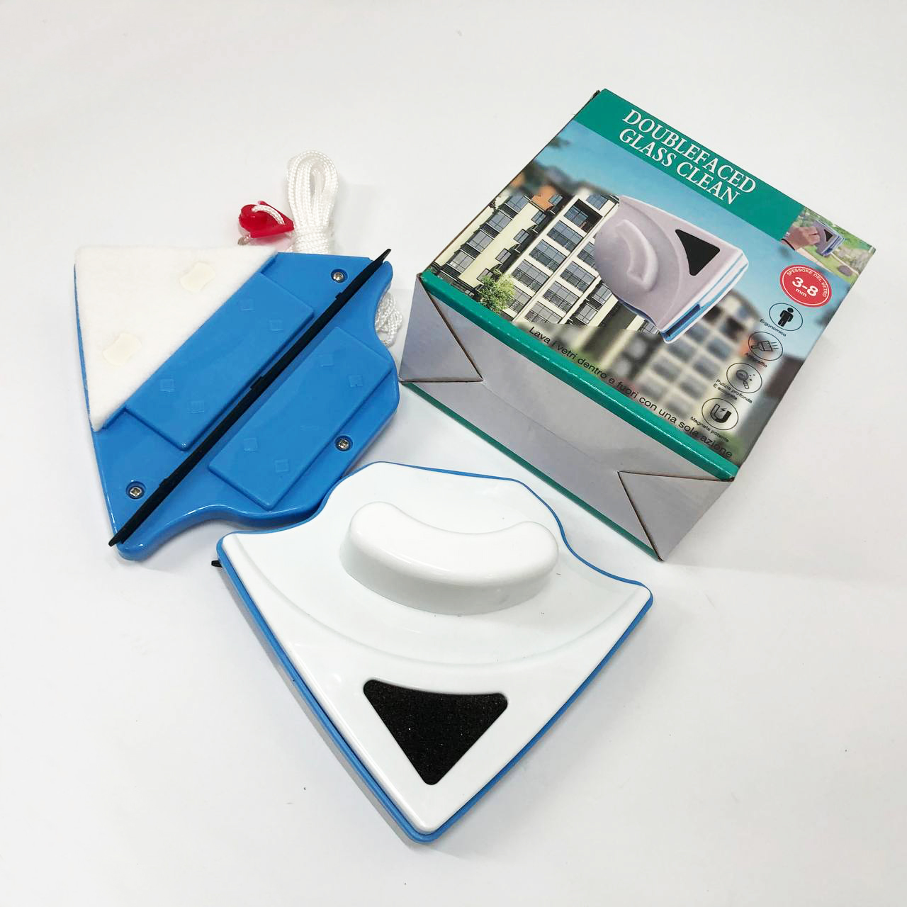 Щетка магнитная для мытья стекол с двух сторон Doublefaced Glass Clean