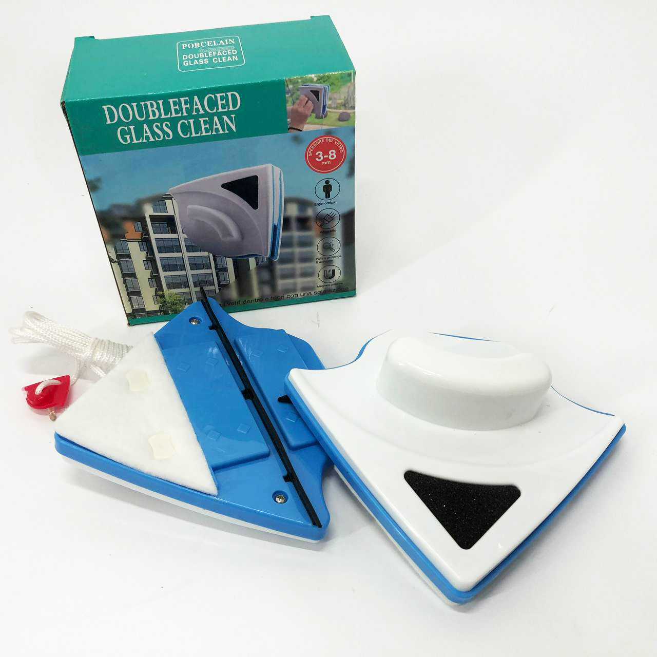 Щетка магнитная для мытья стекол с двух сторон Doublefaced Glass Clean