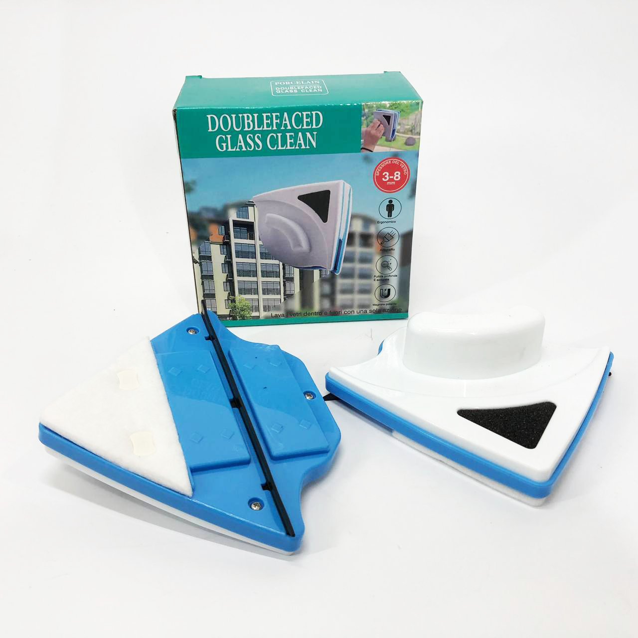 Щетка магнитная для мытья стекол с двух сторон Doublefaced Glass Clean