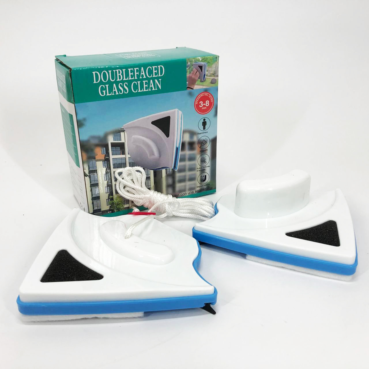 Щетка магнитная для мытья стекол с двух сторон Doublefaced Glass Clean