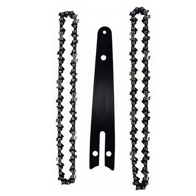 Комплект шина 20 см плюс 2 цепи шаг 1/4 по 47 зубьев для аккумуляторной пилы