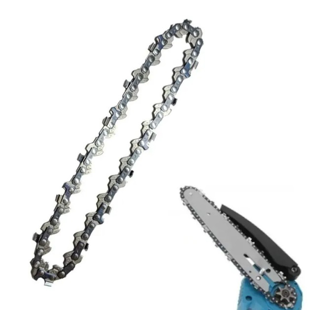 Комплект шина 20 см плюс 2 цепи шаг 1/4 по 47 зубьев для аккумуляторной пилы