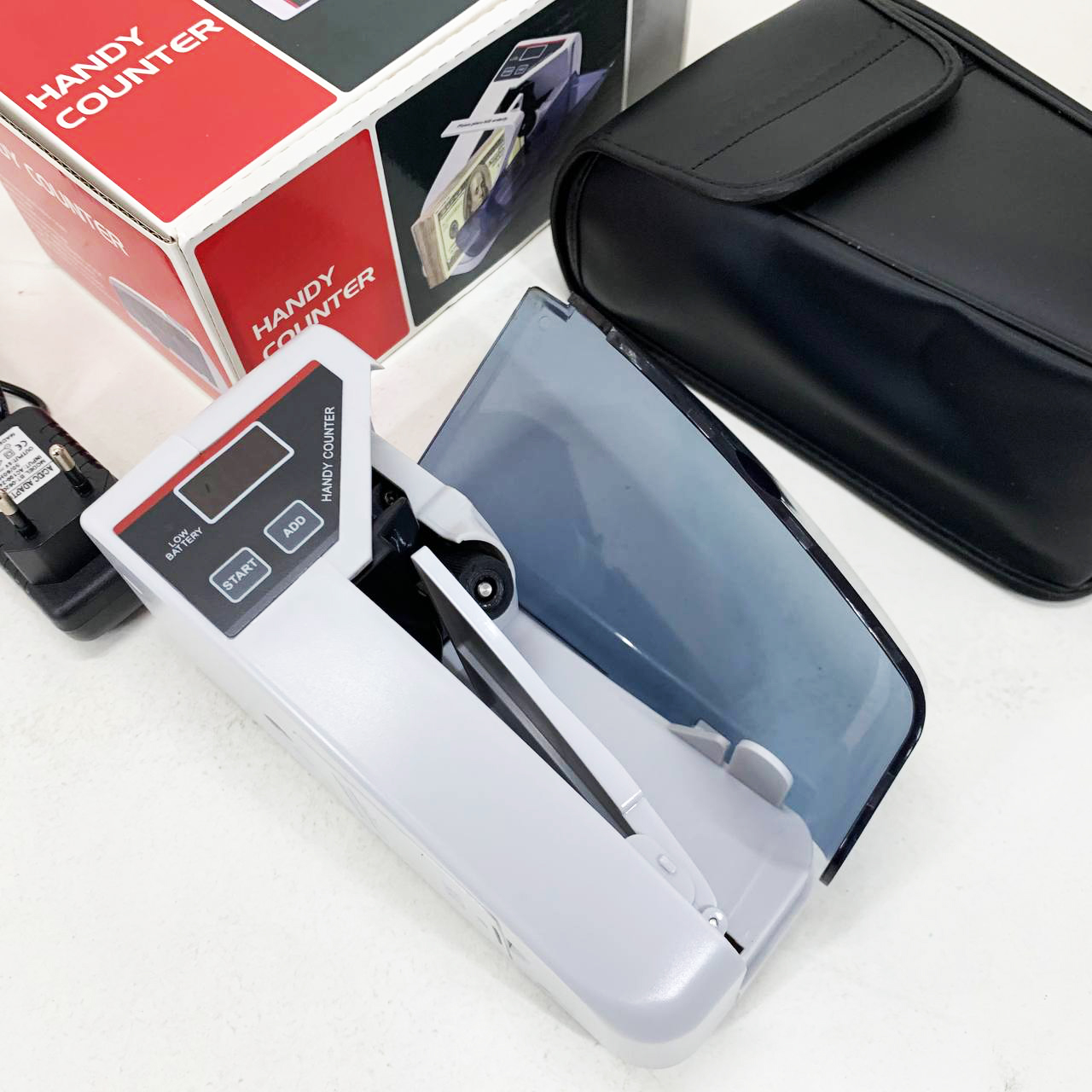 Ручная машинка для счета денег с детектором Handy Counter V30 на батарейках и от сети 220