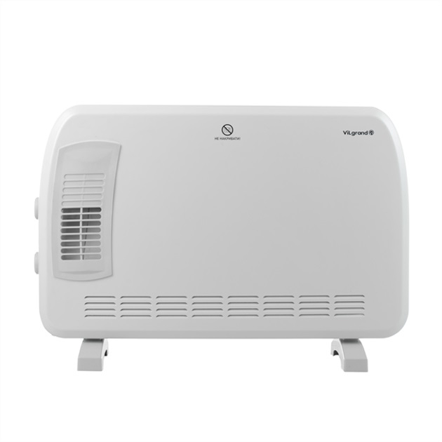 Конвектор электрический обогреватель ViLgrand VCH7133TR 2 кВт TURBO ускоренный обогрев 6 режимов 22м