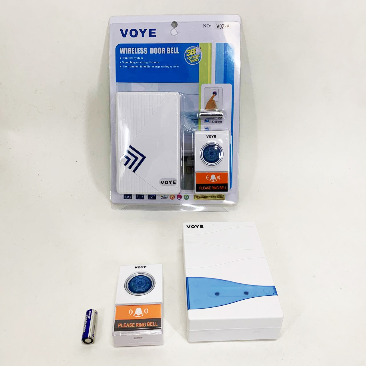 Беспроводной дверной звонок Mz Voye Battery Дистанционный звонок на дверь