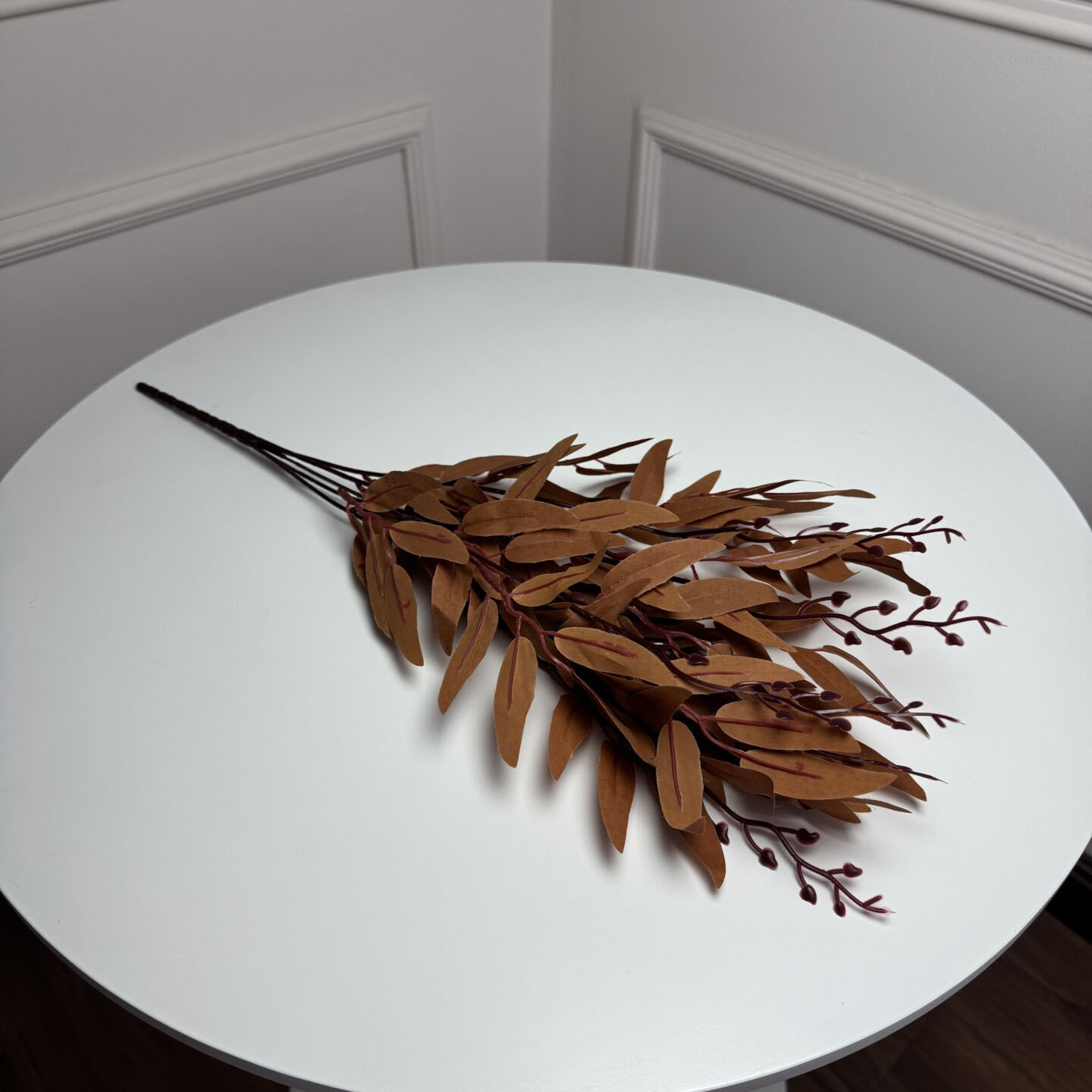 Рускус букет искусственный, В-55 см 5шт/уп. Цвет: коричневый