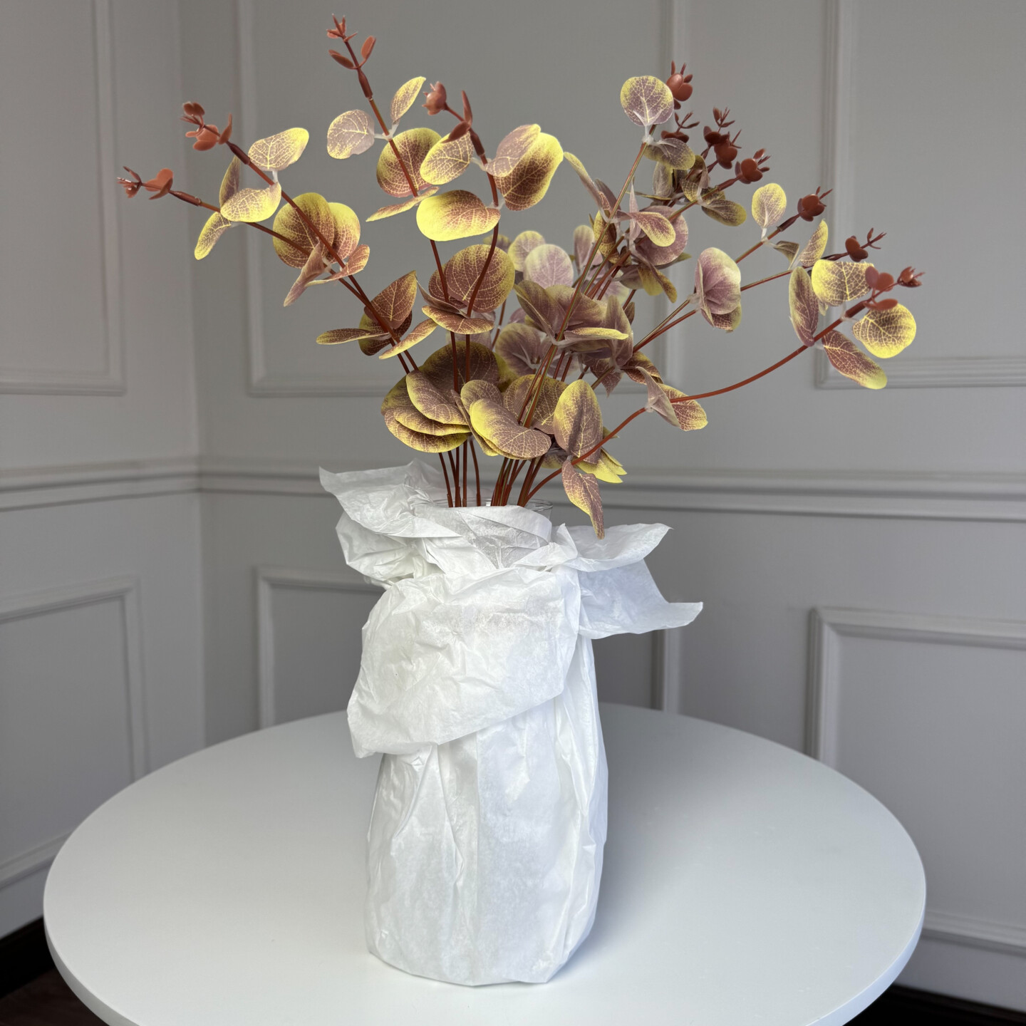 Букет евкаліпту штучний для декору 5шт/уп. Цвет: