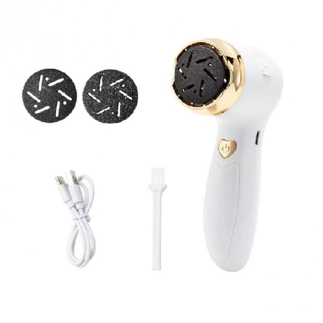 Пемза аккумуляторная для удаления грубой кожи стоп Foot Grinder Y2023 для пяток с usb-кабелем