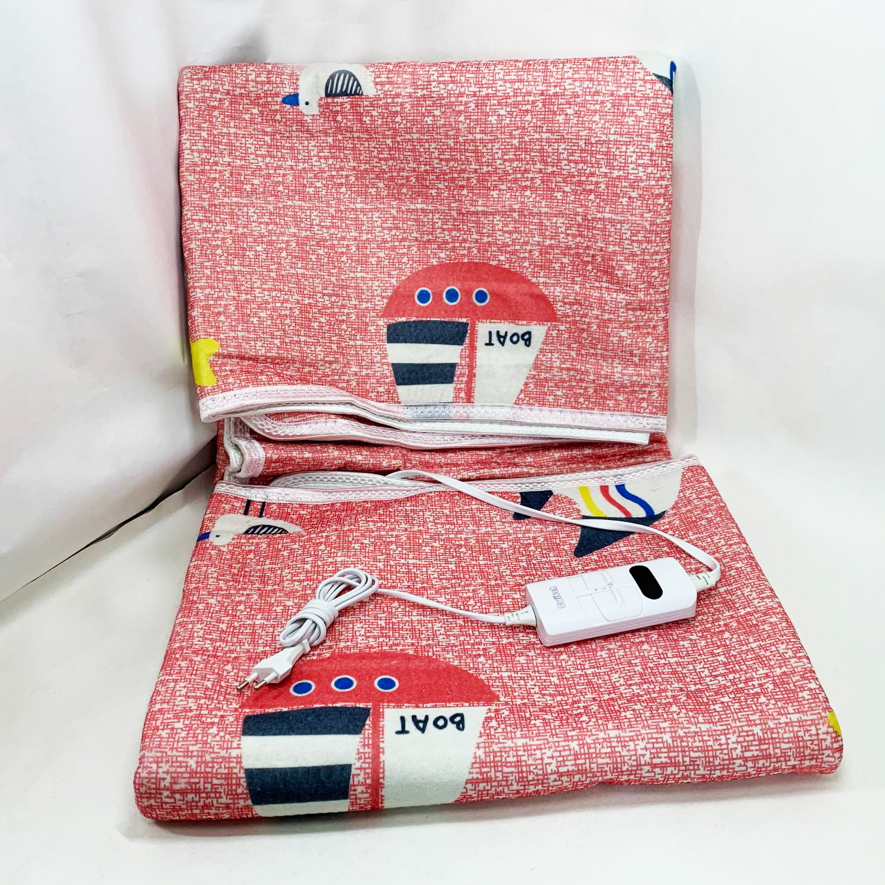 Электропростынь электрическая простынь с подогревом Electric Blanket 180х150см красный