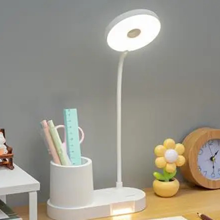 Настольная Светодиодная Лампа BL-T2 с Гибкой Стойкой и Органайзером