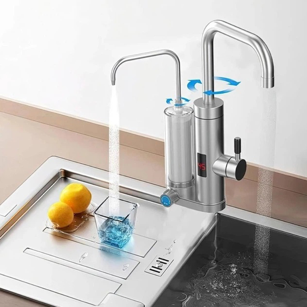 Водонагреватель с фильтром для воды ZSWK-D02 проточный