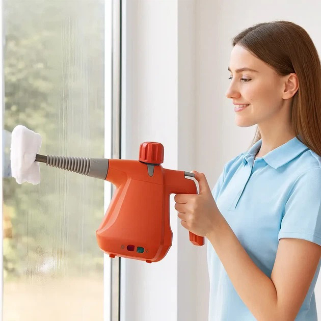 Пароочиститель для уборки Domotec MS-1372 1000Вт резервуар на 350мл