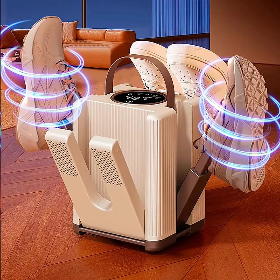 Электросушилка для обуви от сети на 3 пары / Сушилка с УФ-дезинфекцией и таймером / Сушилка обуви