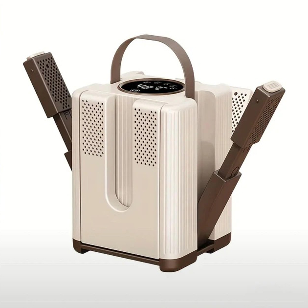 Электросушилка для обуви от сети на 3 пары / Сушилка с УФ-дезинфекцией и таймером / Сушилка обуви