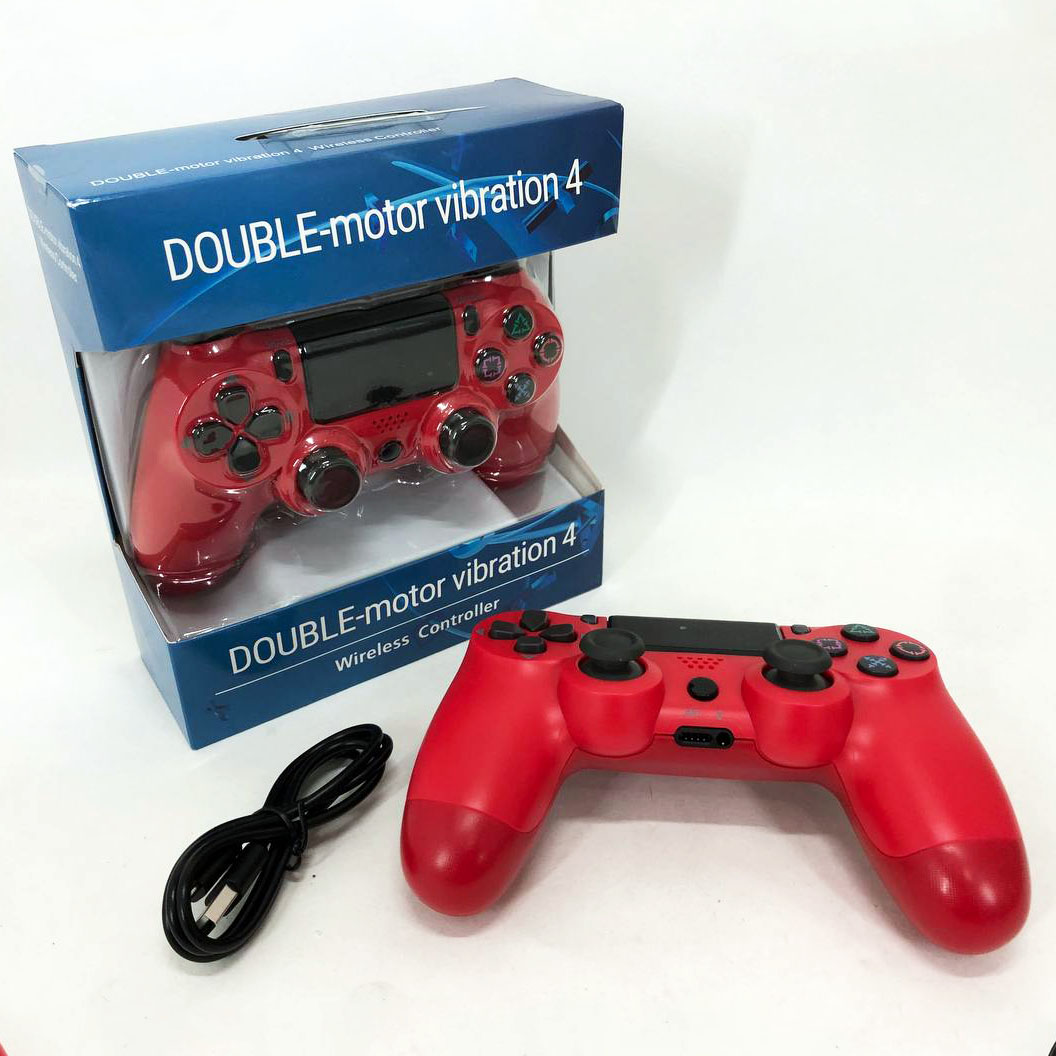 Джойстик DOUBLESHOCK для PS 4, игровой беспроводной геймпад PS4/PC аккумуляторный джойстик. Цвет: красный