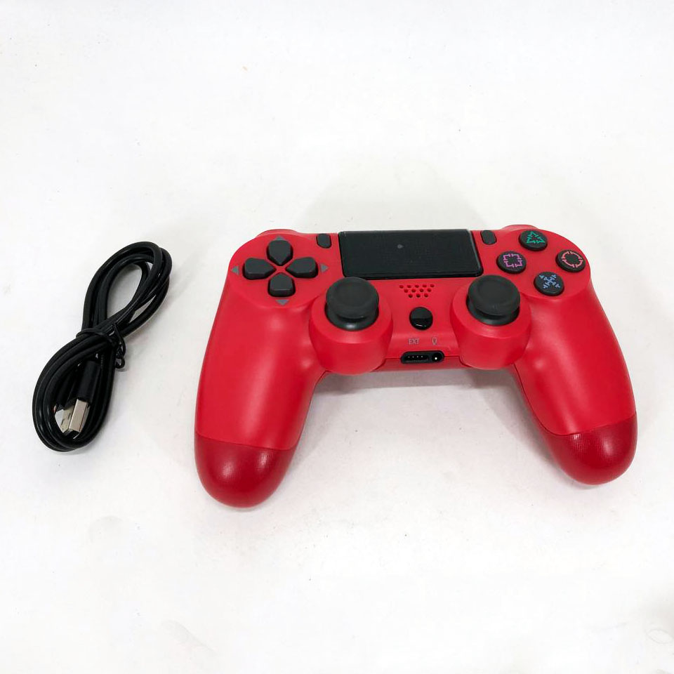 Джойстик DOUBLESHOCK для PS 4, игровой беспроводной геймпад PS4/PC аккумуляторный джойстик. Цвет: красный