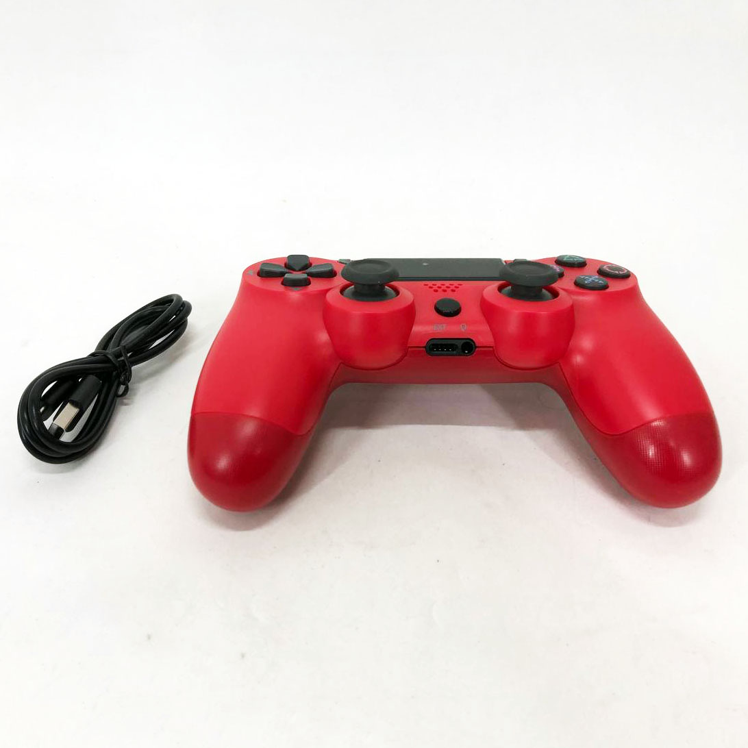 Джойстик DOUBLESHOCK для PS 4, игровой беспроводной геймпад PS4/PC аккумуляторный джойстик. Цвет: красный