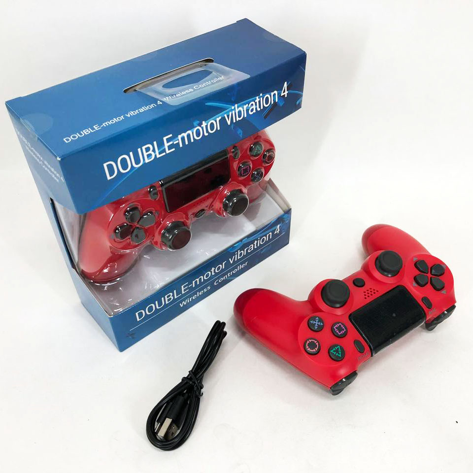 Джойстик DOUBLESHOCK для PS 4, игровой беспроводной геймпад PS4/PC аккумуляторный джойстик. Цвет: красный