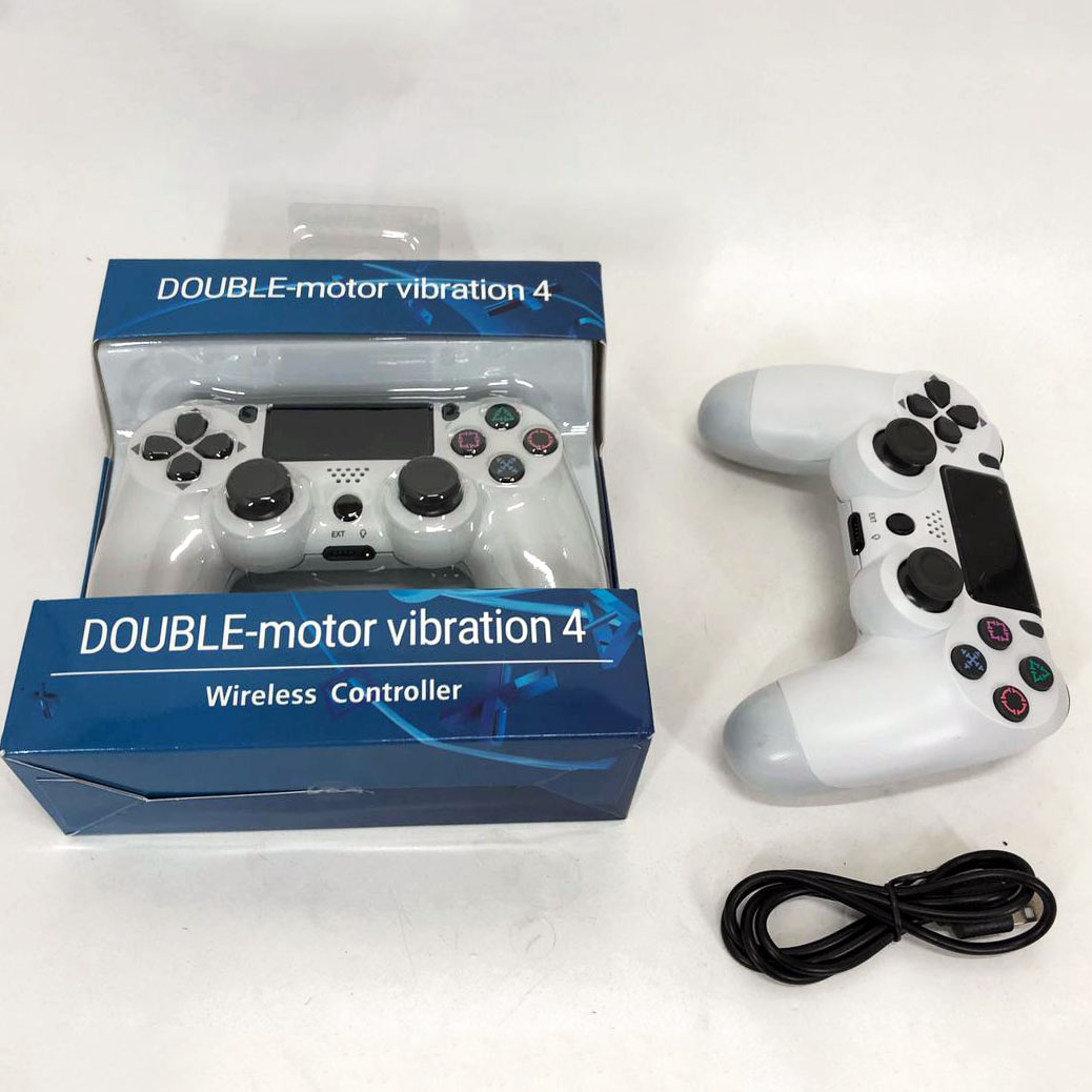 Джойстик DOUBLESHOCK для PS 4, игровой беспроводной геймпад PS4/PC аккумуляторный джойстик. Цвет: белый