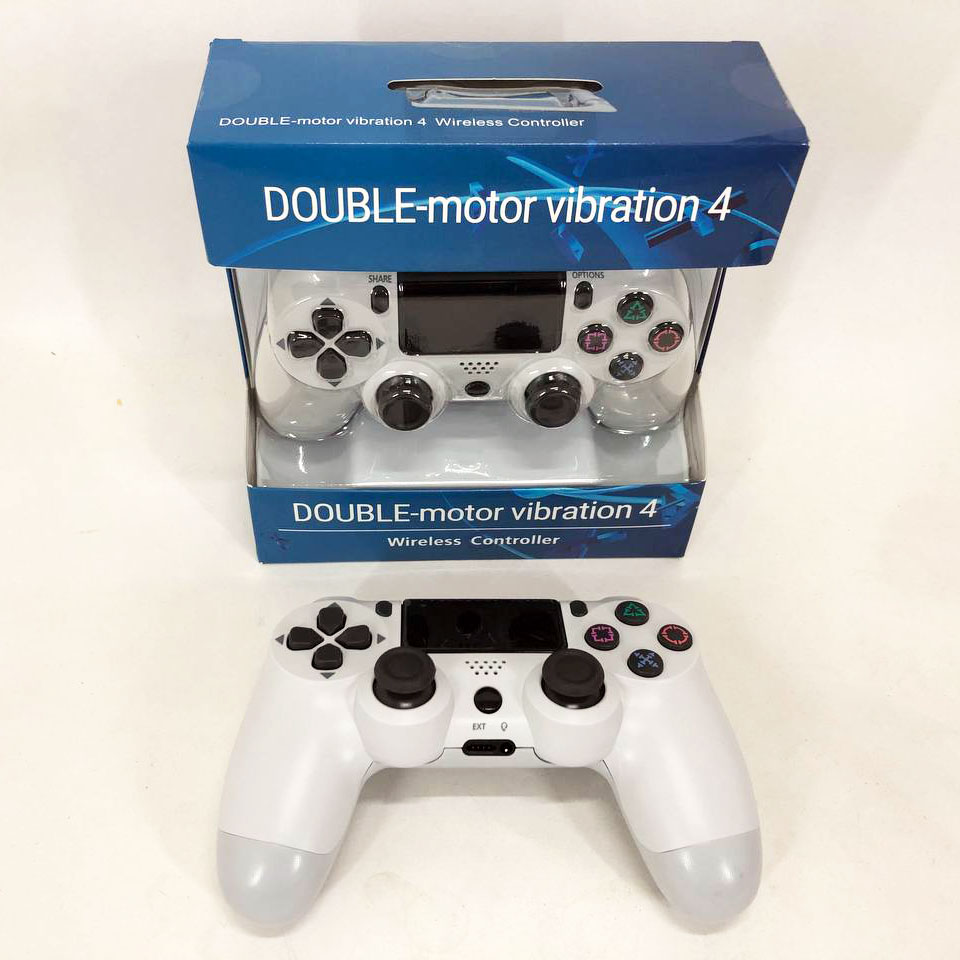 Джойстик DOUBLESHOCK для PS 4, игровой беспроводной геймпад PS4/PC аккумуляторный джойстик. Цвет: белый