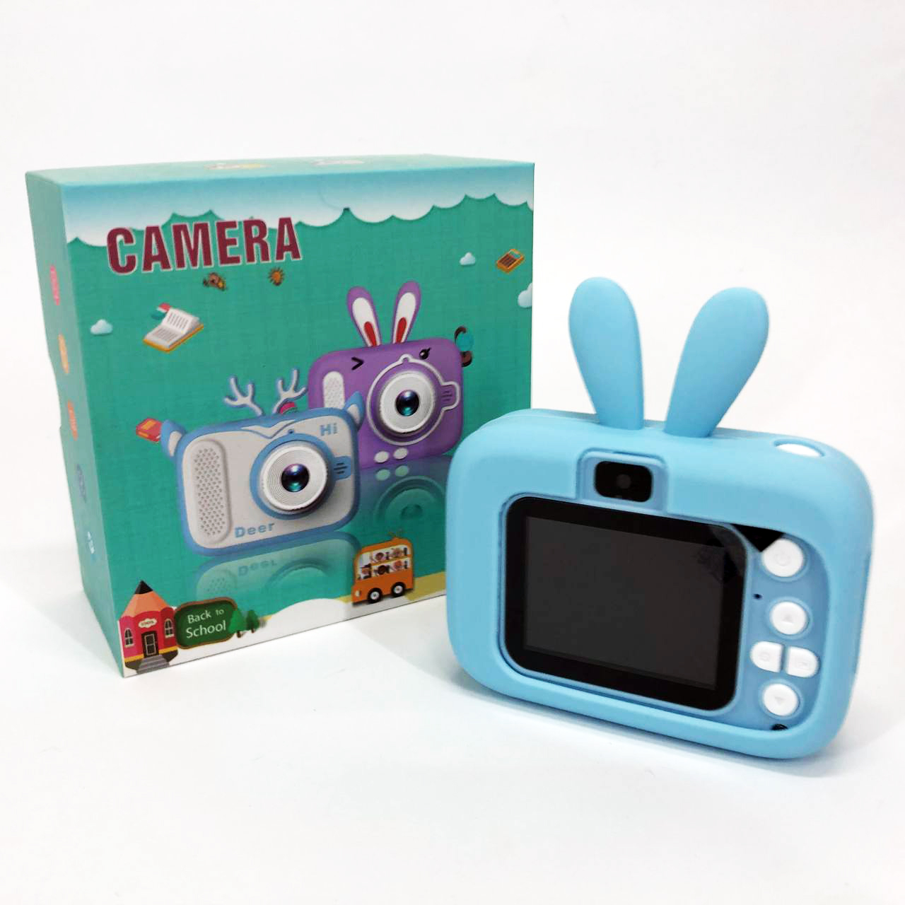 Детский цифровой фотоаппарат X900 Rabbit. Цвет: голубой