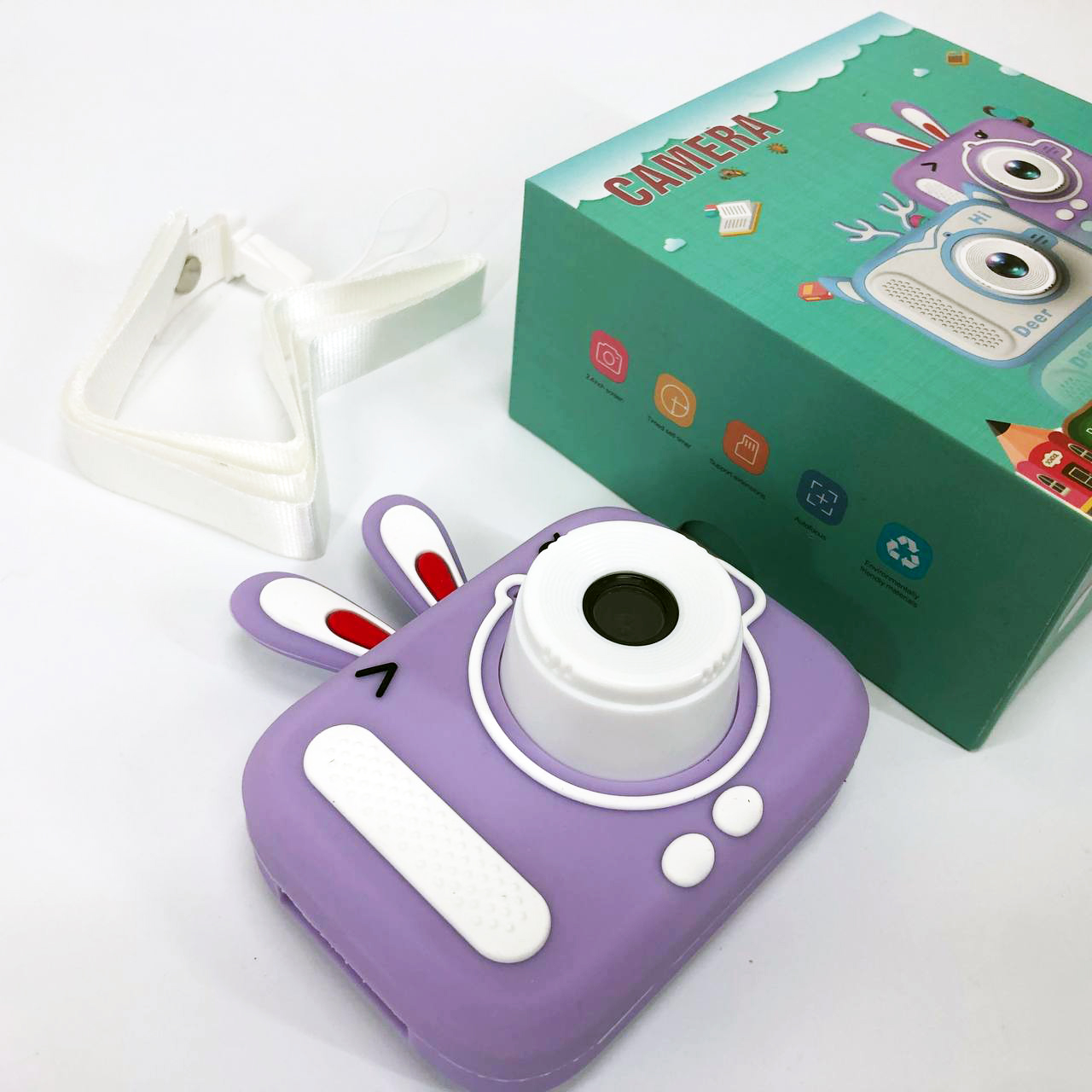 Детский цифровой фотоаппарат X900 Rabbit. Цвет: фиолетовый