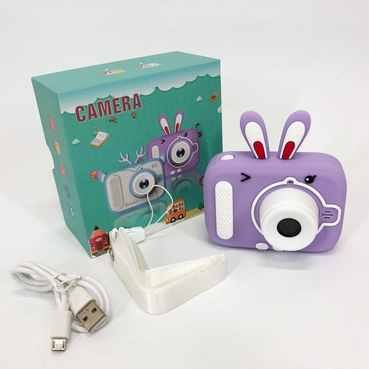 Детский цифровой фотоаппарат X900 Rabbit. Цвет: фиолетовый