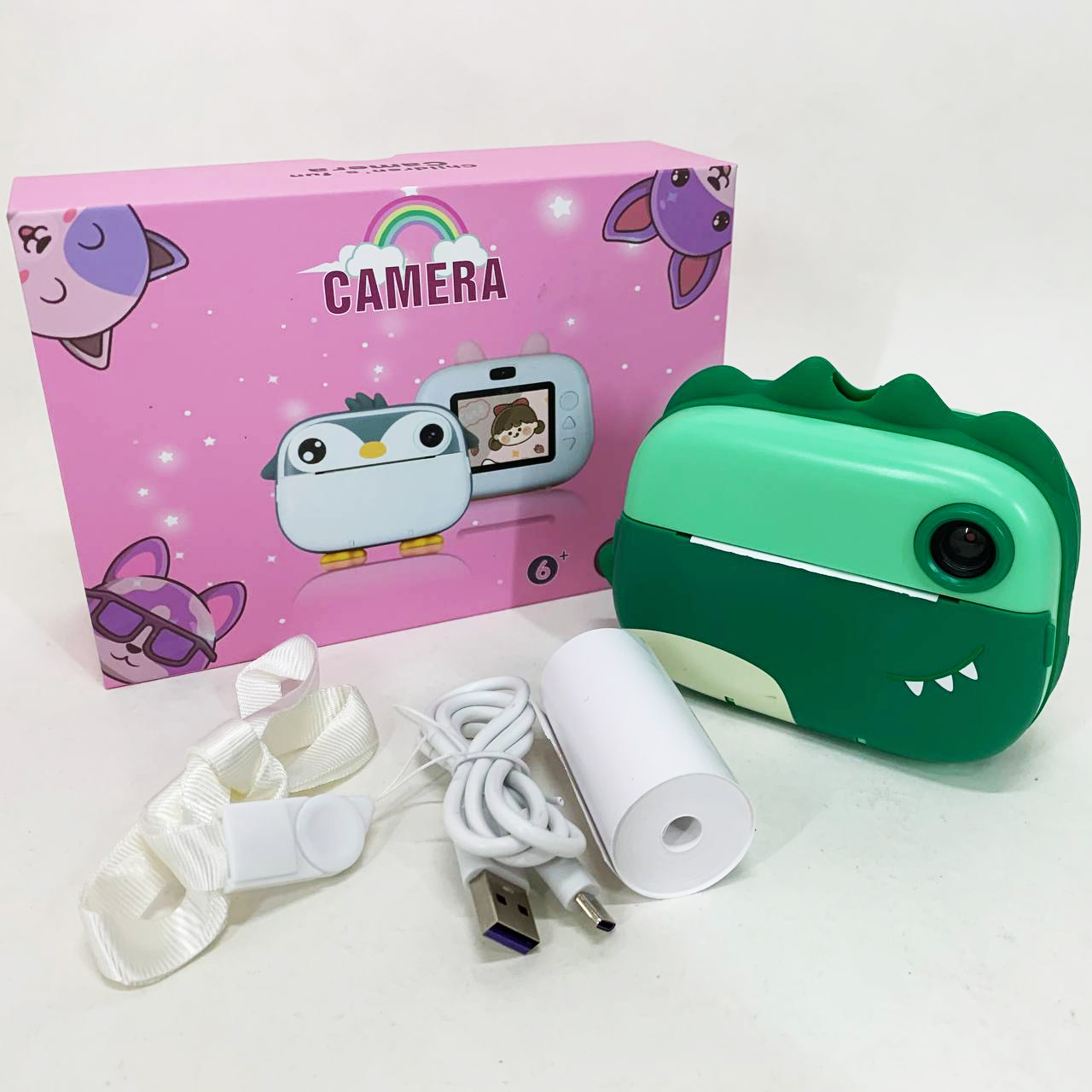 Детский фотоаппарат с термопечатью M05 GREEN