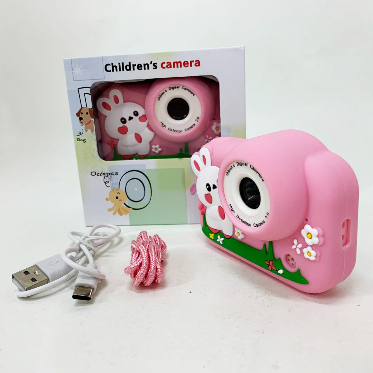 Детский фотоаппарат M03 PINK RABBIT