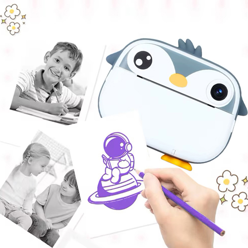 Детский фотоаппарат с термопечатью M05 GREY