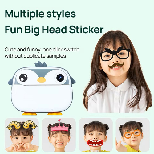 Детский фотоаппарат с термопечатью M05 GREY