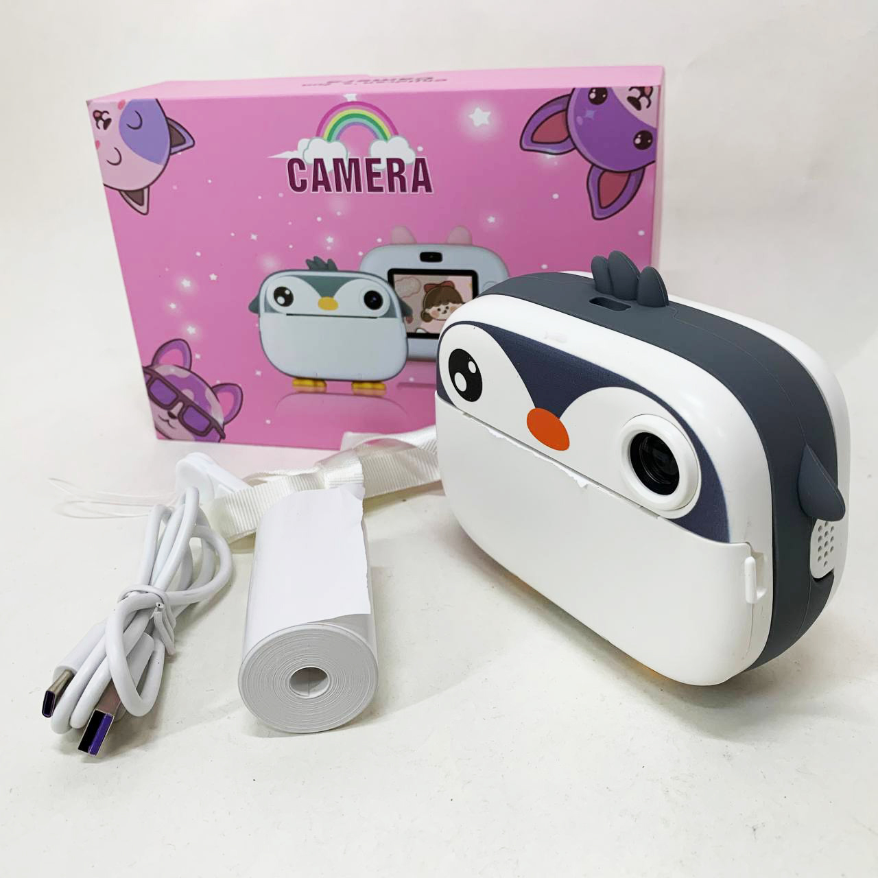 Детский фотоаппарат с термопечатью M05 GREY