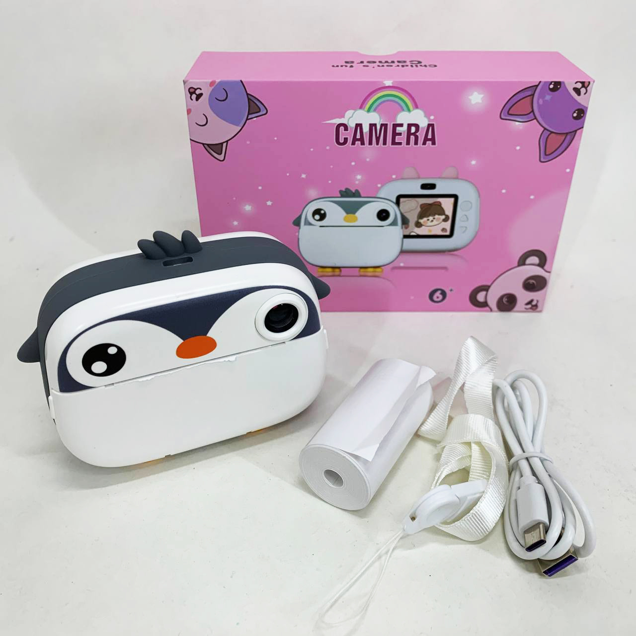 Детский фотоаппарат с термопечатью M05 GREY