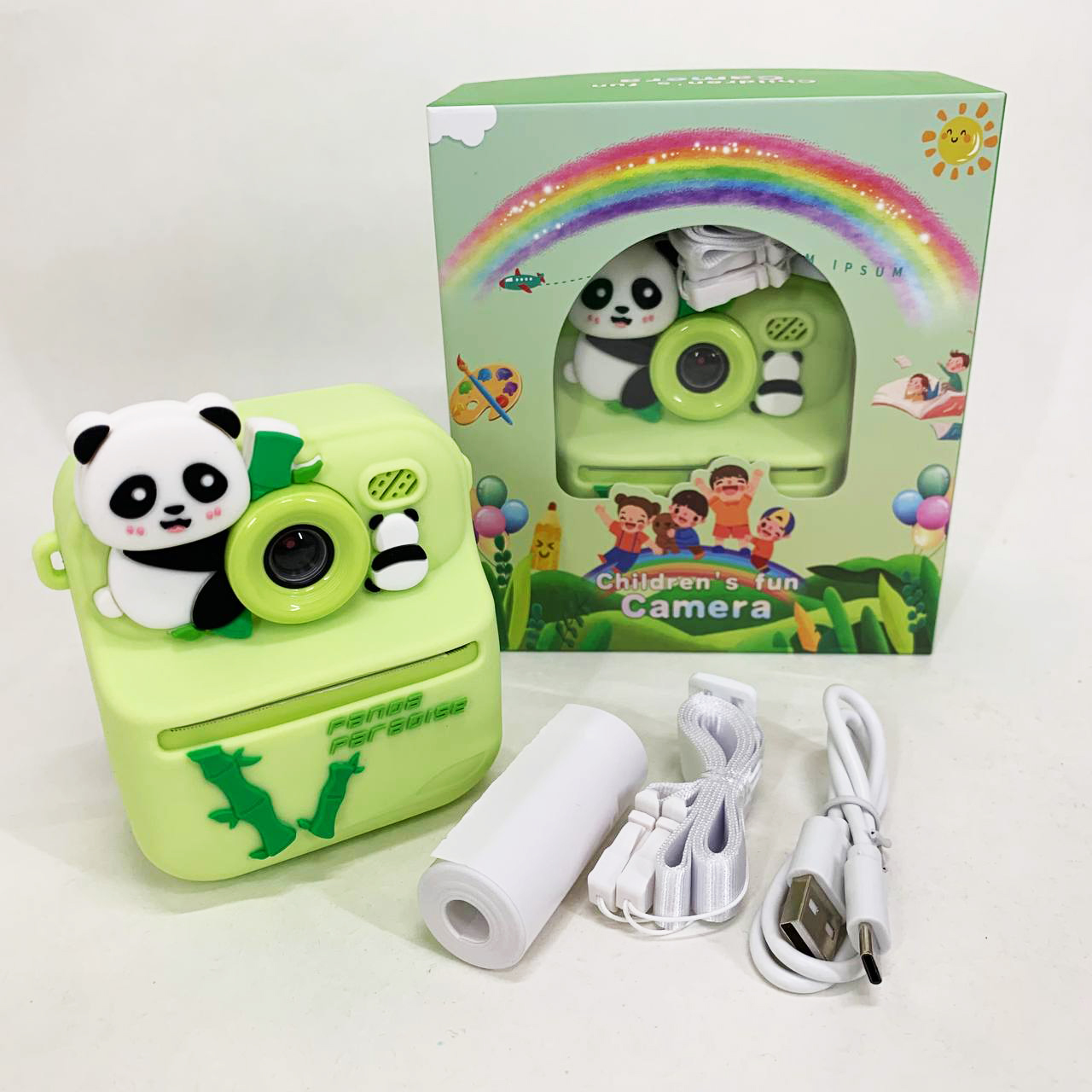 Детский фотоаппарат мгновенной печати S11 Green