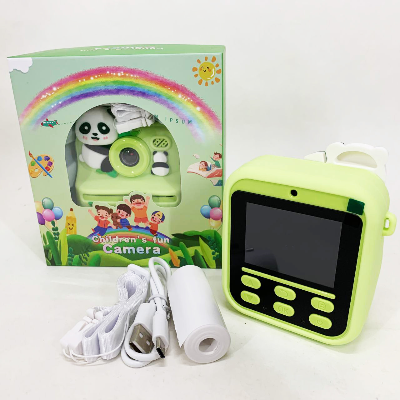 Детский фотоаппарат мгновенной печати S11 Green