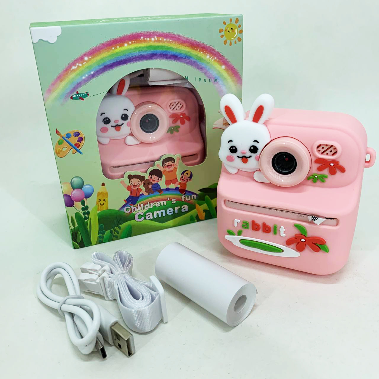 Детский фотоаппарат мгновенной печати S11 Pink