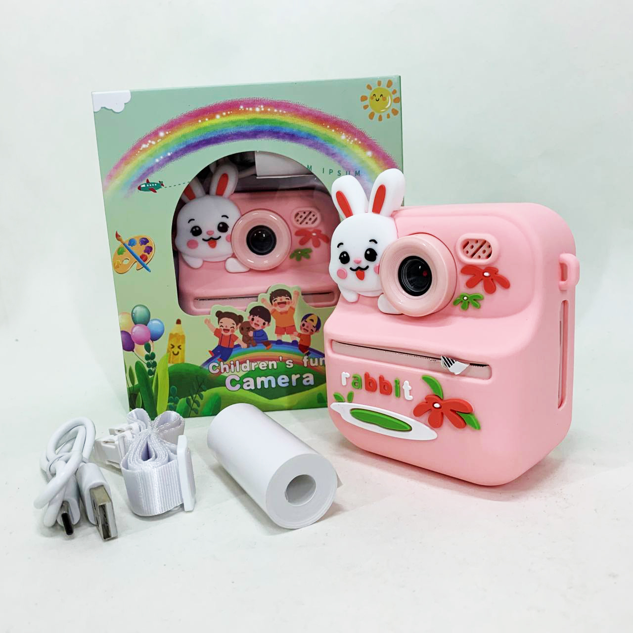 Детский фотоаппарат мгновенной печати S11 Pink