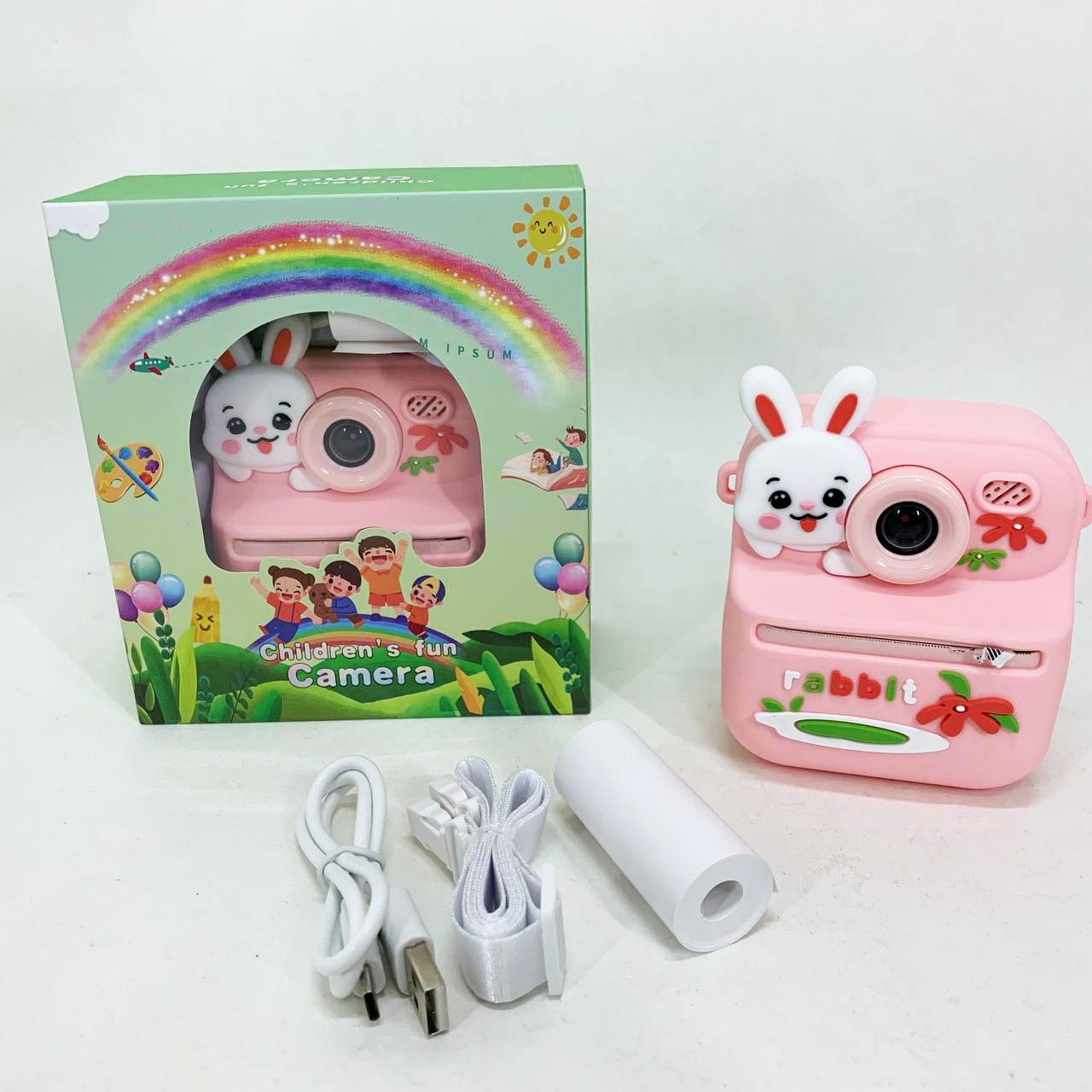 Детский фотоаппарат мгновенной печати S11 Pink