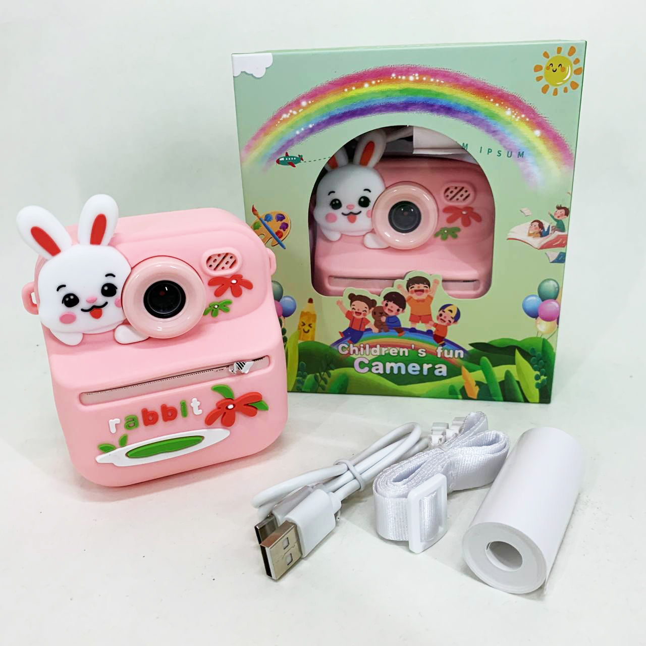 Детский фотоаппарат мгновенной печати S11 Pink