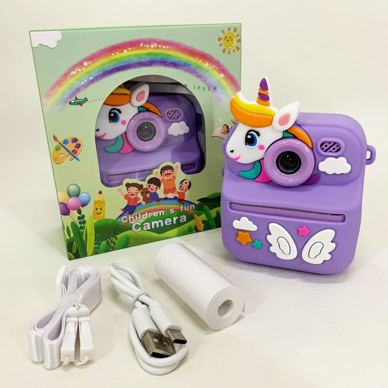 Детский фотоаппарат мгновенной печати S11 Purple