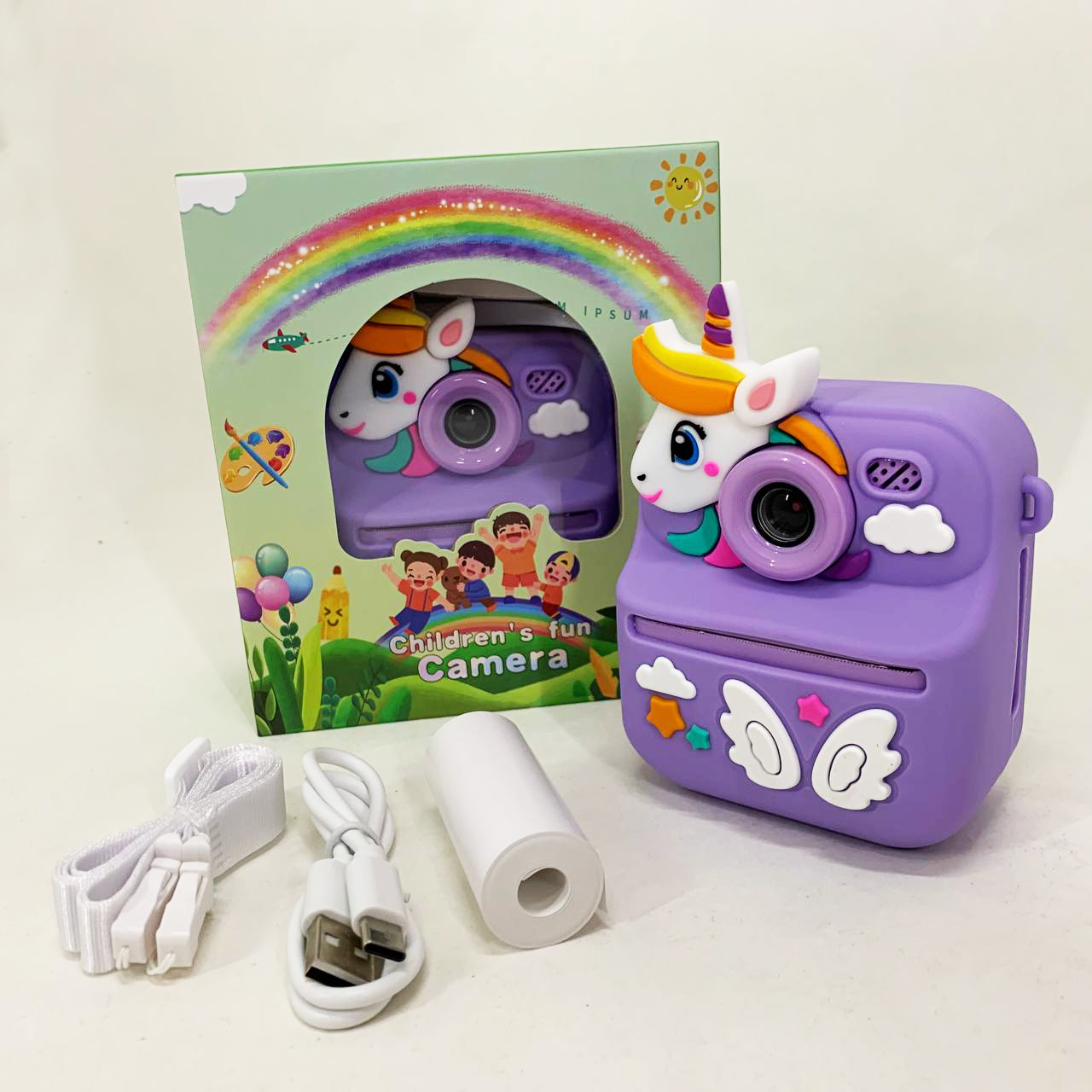 Детский фотоаппарат мгновенной печати S11 Purple