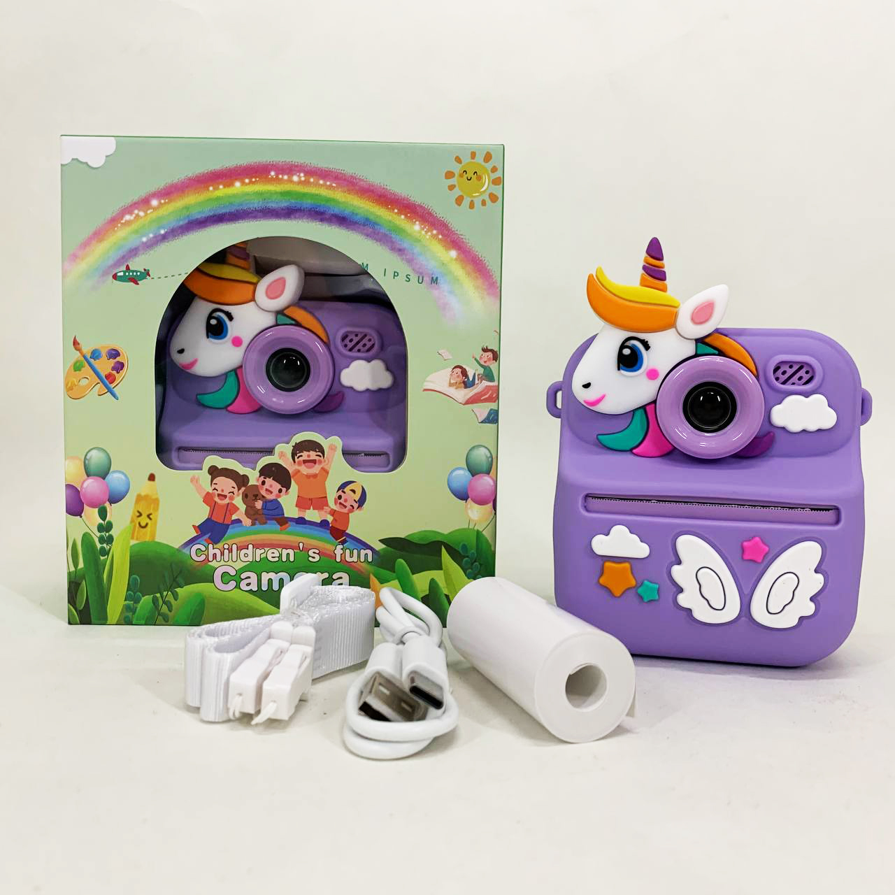 Детский фотоаппарат мгновенной печати S11 Purple