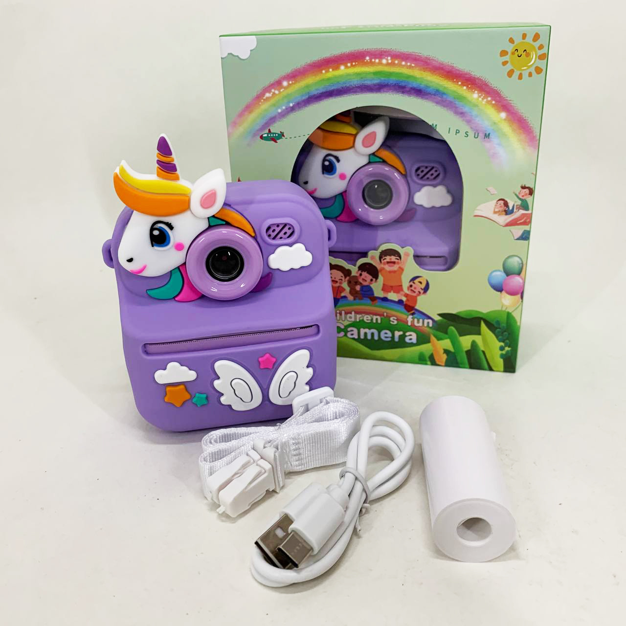 Детский фотоаппарат мгновенной печати S11 Purple