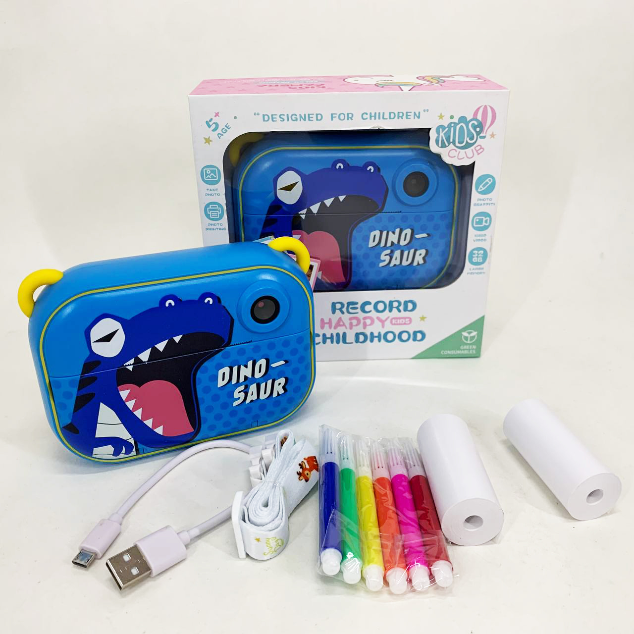 Детский фотоаппарат мгновенной печати YT008
