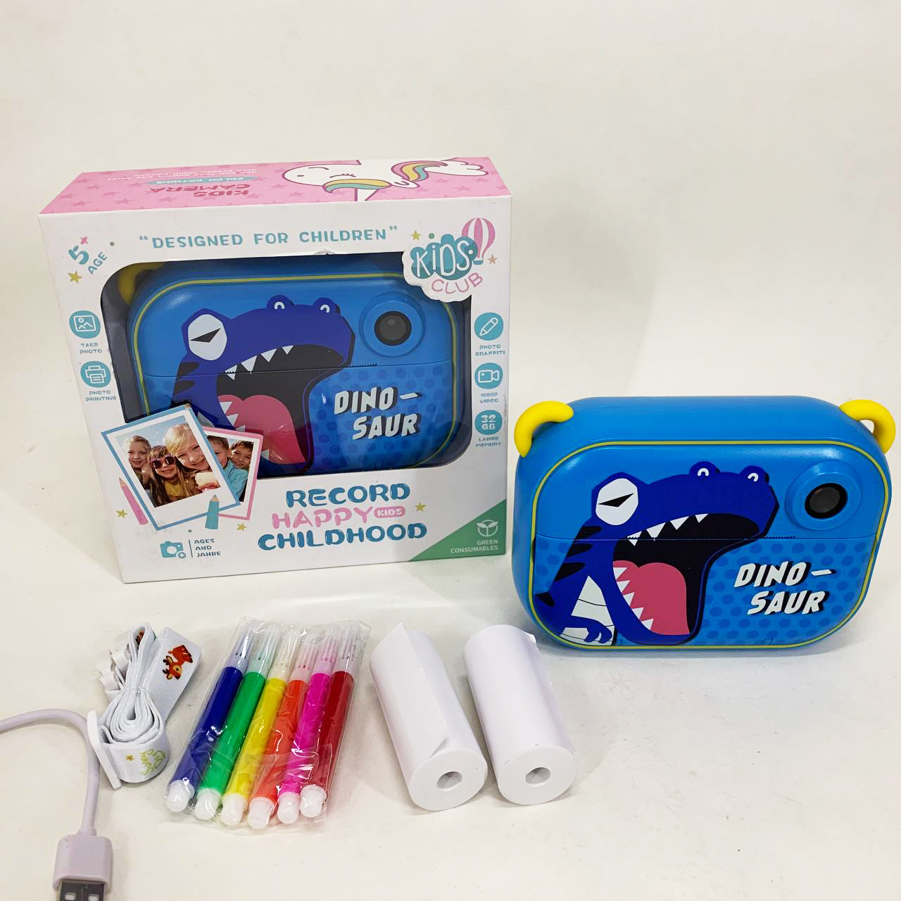 Детский фотоаппарат мгновенной печати YT008