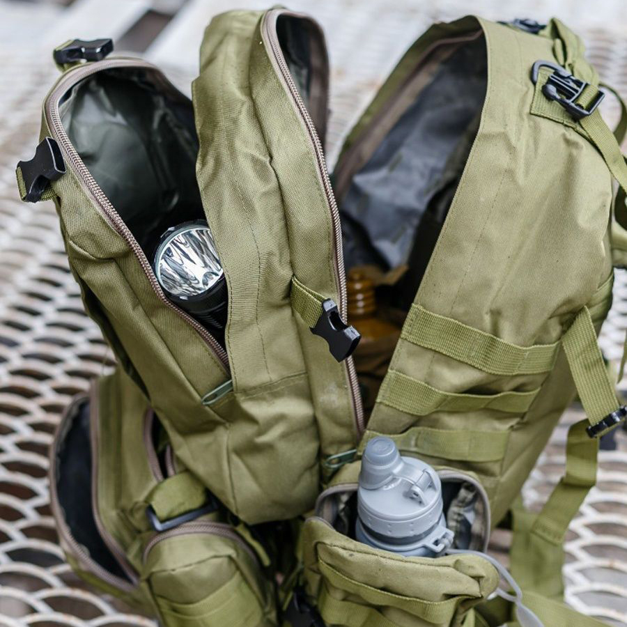 Рюкзак тактический 55л с 3-мя подсумками! Качественный штурмовой для похода путешествий большой рюкзак баул