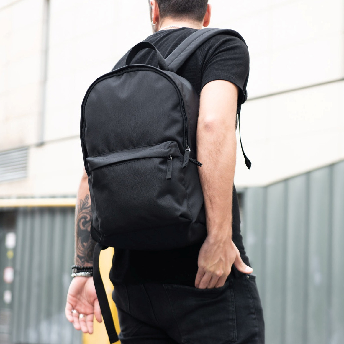 Рюкзак городской из качественной ткани мужской - женский  / для ноутбука / для девушек, для парней. Модель: 59377-1