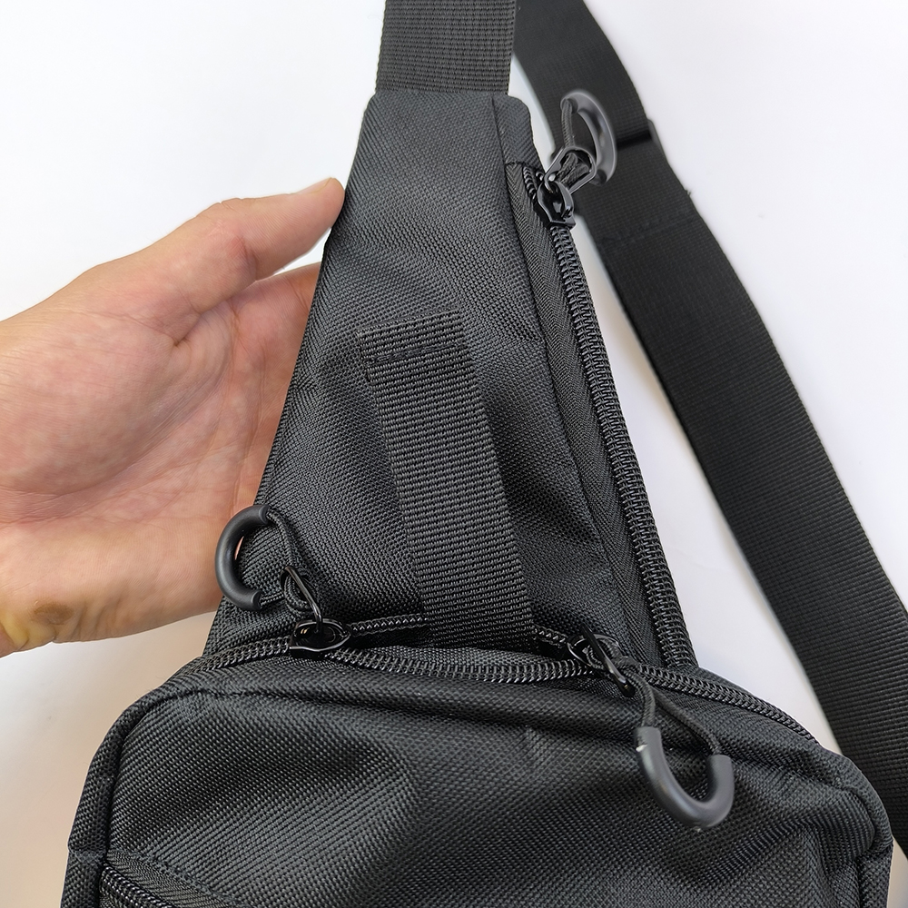 Тактическая сумка на плечо с кобурой, система MOLLE, патч-панель, Cordura