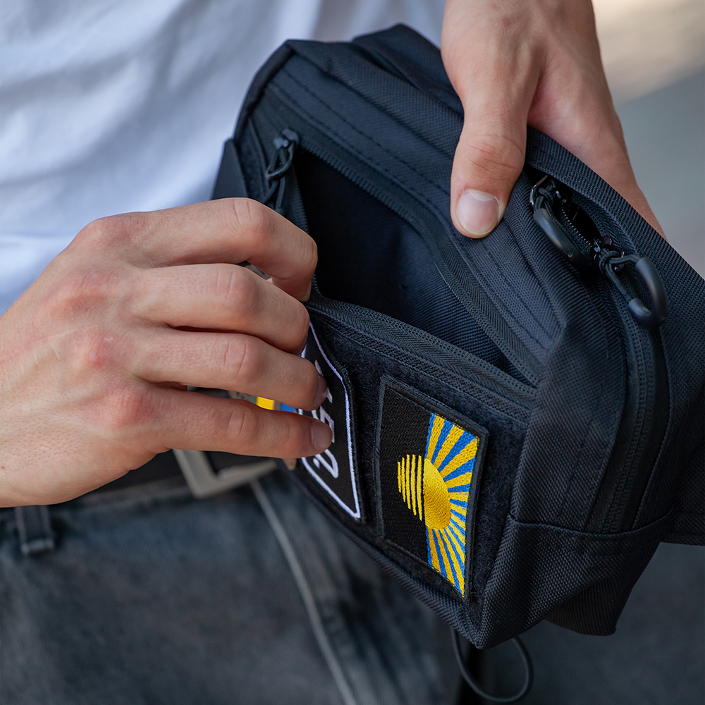 Сумка бананка тактическая Cordura | Мужская/женская | Для спорта, города, туризма